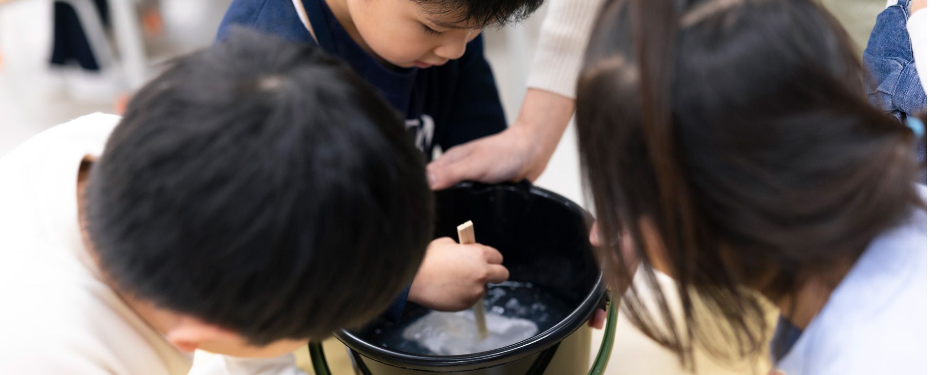洗濯からはじまる、親子の時間。