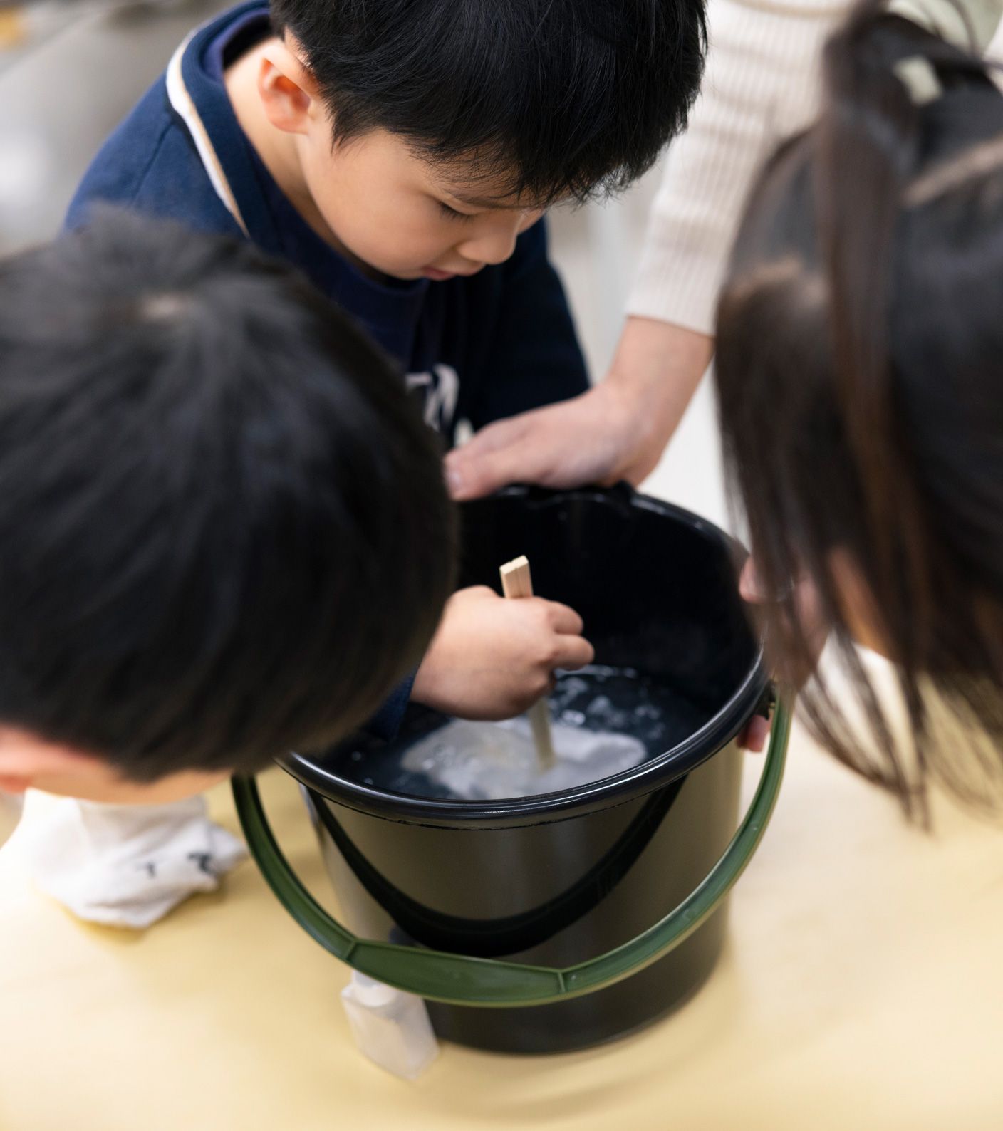 洗濯からはじまる、親子の時間。